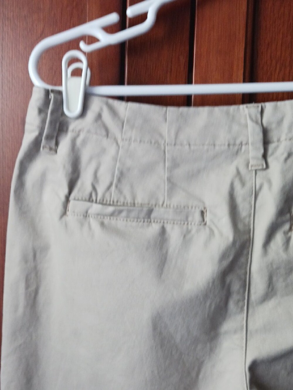 Lee Women's Flat Front Tan Shorts - Picture 9 of 16
